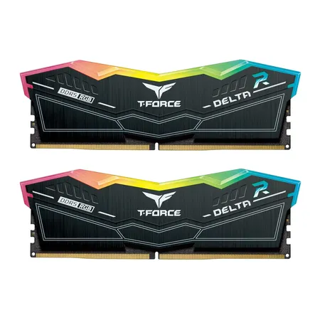 TEAMGROUP T-FORCE DELTA RGB 32GB (16GBX2) DDR5 6400MHZ DESKTOP RAM (BLACK)