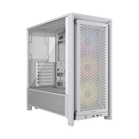 CORSAIR FRAME 4000D RS ARGB Modular High Airflow Mid-Tower PC Case-White