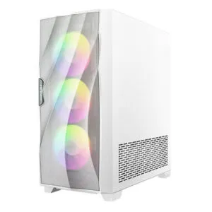 Antec DF700 FLUX ATX Mid Tower Gaming Cabinet White with 3 x 120MM ARGB and 2 x 120MM Pre-Installed Fans