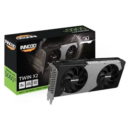 Inno3d Nvidia GeForce RTX 5060 Ti Twin X2 8GB GDDR7 Dual Fan Graphics Card