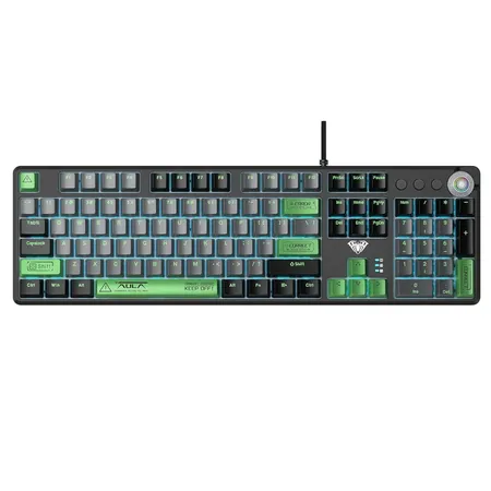 AULA F2088 Pro Full Size Mechanical Gaming Keyboard ( Black ) ( Blue Switch ) ( F2088Pro )