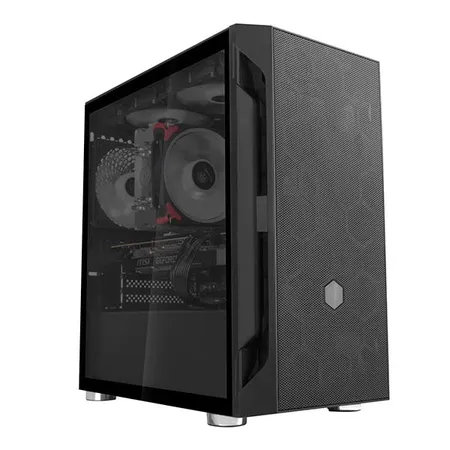 SILVERSTONE Fara H1M MATX Mini Tower Cabinet (Black)