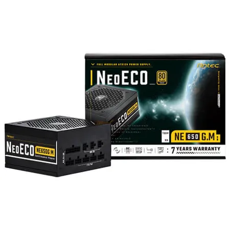 Antec NE650G 650 Watt 80 Plus Gold Power Supply NE650G M