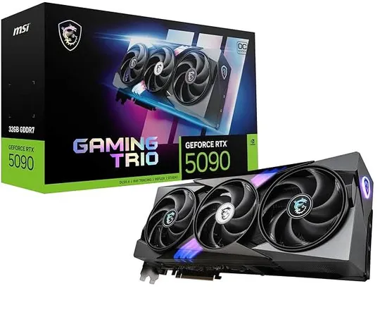 MSI GeForce RTX 5090 32G GAMING TRIO OC 32GB DDR7 Graphics Card