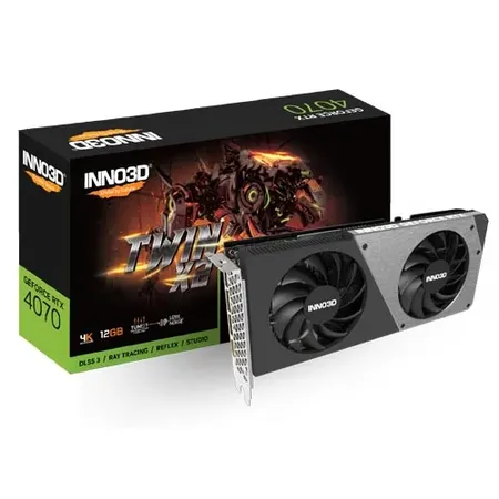 INNO3D GeForce RTX 4070 Twin X2 12GB Nvidia Graphic Card