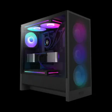NZXT H5 Flow RGB (ATX) Mid Tower Cabinet (Black)