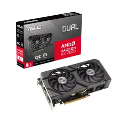 ASUS Dual RX 7600 EVO OC 8GB GDDR6 Graphics Card (DUAL-RX7600-O8G-EVO)