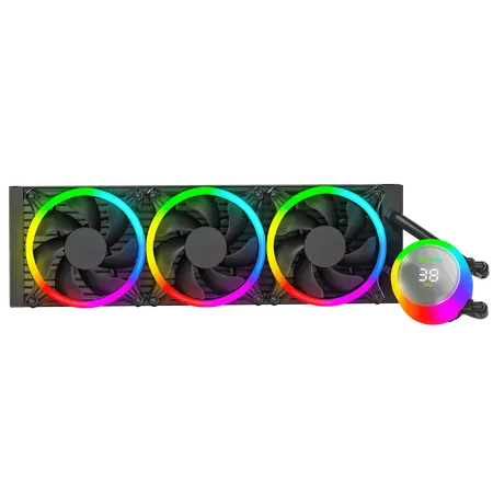 ANT ESPORTS Ice-Chroma 360 ARGB 360mm CPU Liquid Cooler ( White )