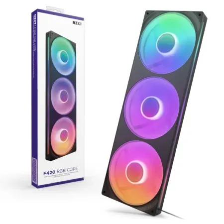 NZXT F420 RGB Core 420mm Single-Frame RGB Fan Unit