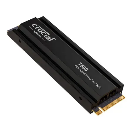 Crucial T500 1TB Gen4 NVMe M.2 Internal Gaming SSD, Up to 7300MB/s, Laptop & Desktop Compatible + 1mo Adobe CC All Apps - CT1000T500SSD8