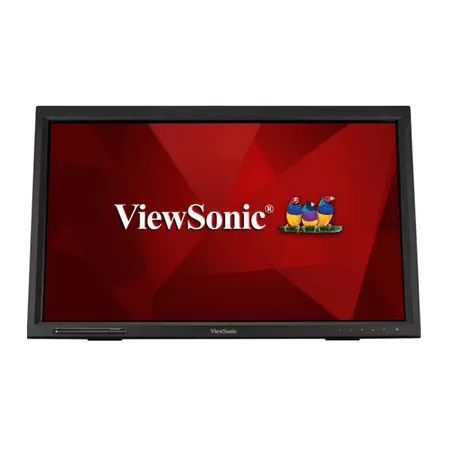 ViewSonic TD2423 60.45Cm (23.8") FHD Touch Monitor 1080, IR10-Point Touch, 7H Hardness, 75Hz, Dual Speakers, Finger|Glove|Stylus Compatible, USB 2.0 (Type A x 2; Type B), HDMI, DVI, VGA