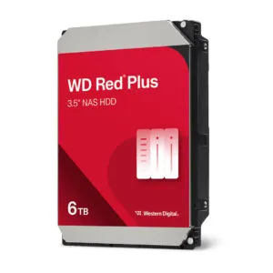 Western Digital WD Red Plus 6TB 3.5" SATA 5400 RPM NAS Internal Hard Disk Drive