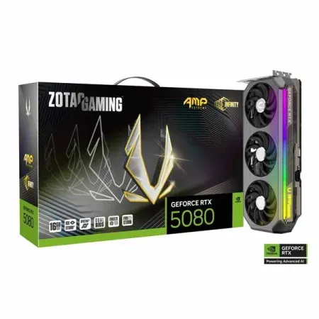Zotac Gaming RTX 5080 Amp Extreme Infinity Ultra 16Gb GDDR7 Graphics Card (ZT-B50800BU-10P)