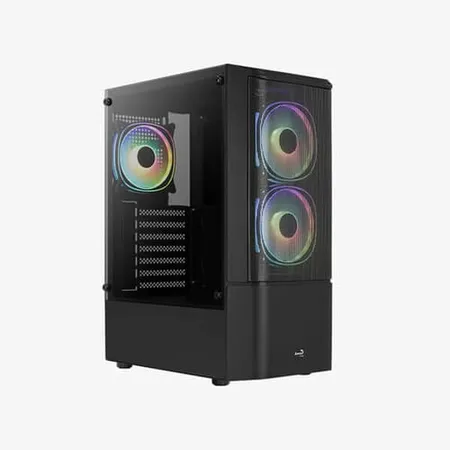 AEROCOOL Quantum Mesh RGB ATX Mid Tower Cabinet (Black)