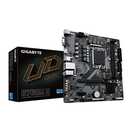 Gigabyte B760M H Intel B760 LGA1700 DDR5 Micro-ATX Motherboard