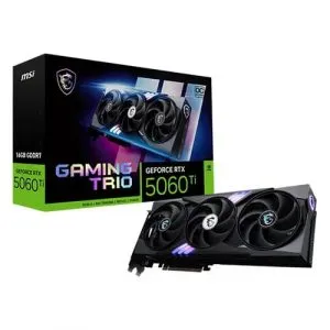 MSI Nvidia GeForce RTX 5060 Ti Gaming Trio OC 16GB GDDR7 Triple Fan Graphics Card