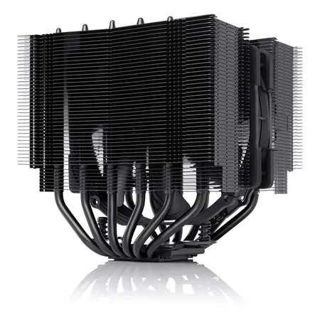 NOCTUA NH-D15S CHROMAX.BLACK, PREMIUM DUAL-TOWER CPU COOLER WITH NF-A15 PWM 140MM FAN (BLACK)
