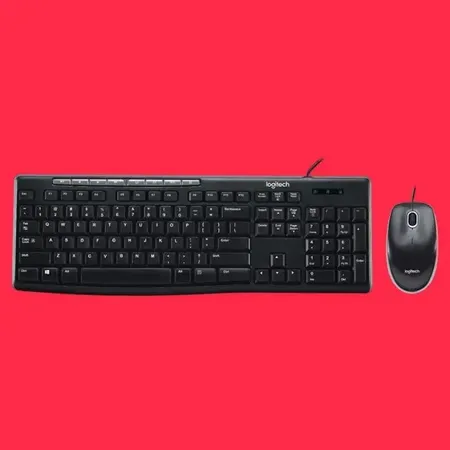 Logitech MK200 Wired Keyboard & Mouse Combo (920-002693)