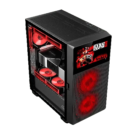 Ant Esports ICE Digital C3 Mid Tower Gaming Cabinet Black (ICE-DIGITAL-C3-BLACK)
