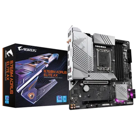 GIGABYTE GA-B760M AORUS ELITE AX DDR5 INTEL LGA1700 MOTHERBOARD