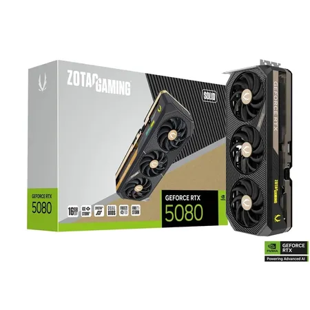 ZOTAC GAMING GeForce RTX 5080 Solid Core 16GB Nvidia Graphic Card