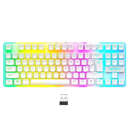 Ant Esports MK720 Pro V2 Wireless TKL RGB Keyboard...