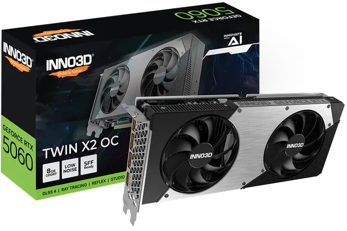 INNO3D GeForce RTX 5060 8GB TWIN X2 OC Graphic Card