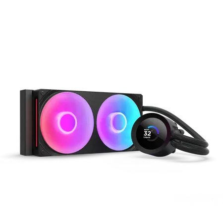 NZXT Kraken Plus RGB 240mm AIO CPU Liquid Cooler ( Black )