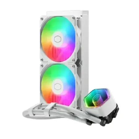 Cooler Master MasterLiquid Core Nex 240 ARGB AIO Liquid CPU Cooler - White