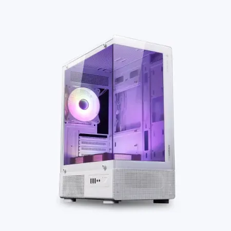 ZEBRONICS Maximus Gaming Mid Tower Cabinet – White