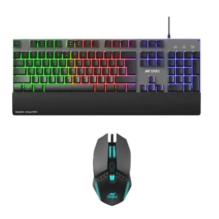 Ant Esports KM550 Wired Keyboard and Mouse Combo...