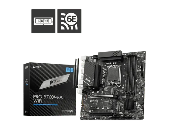 MSI B760M-A PRO WIFI DDR5 INTEL LGA1700 MOTHERBOARD