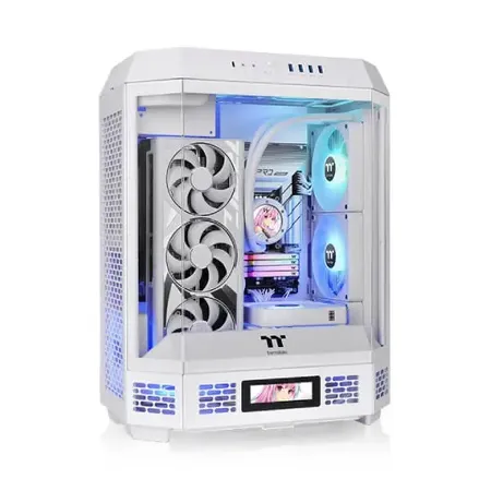 THERMALTAKE THE TOWER 600 SNOW WHITE ATX MICRO TOWER CABINET