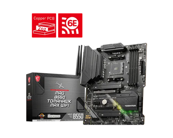 MSI MAG B550 TOMAHAWK AMD AM4 MOTHERBOARD