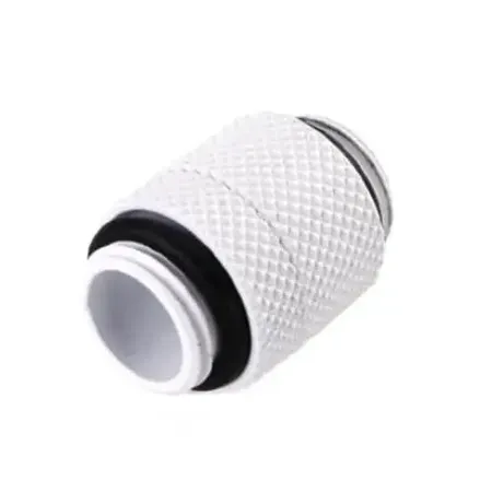 Bykski 14.5mm Rotary Extension Coupler Dual Male White (B-DTSO-S-W)