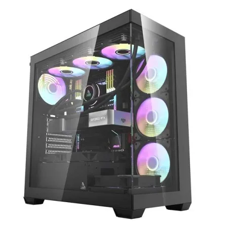 TAG Gamerz Luminor ARGB ATX Mid-Tower Cabinet (Black)