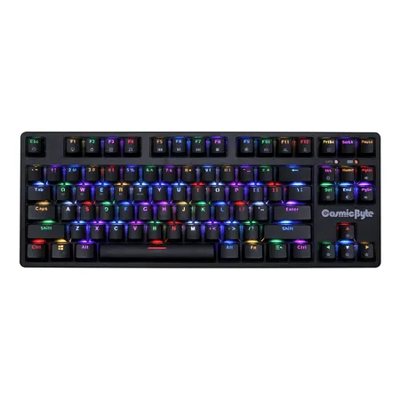 COSMIC BYTE CB-GK-39 TRINITY (BLACK) GAMING KEYBOARD RGB SWITCH BLUE