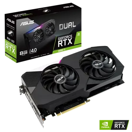 ASUS Dual GeForce RTX 3060 Ti 8GB GDDR6X Graphic Card DUAL-RTX3060TI-8GD6X