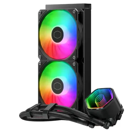 Cooler Master MasterLiquid Core II 240 ARGB AIO Liquid CPU Cooler - Black