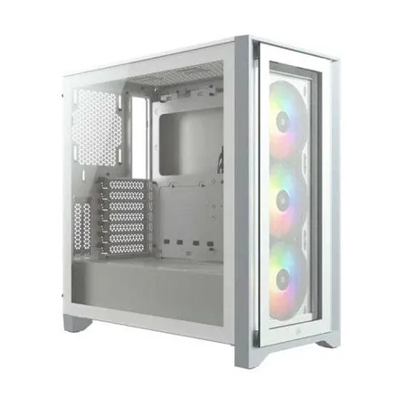 CORSAIR 4000X RGB ATX Mid Tower Cabinet (White)