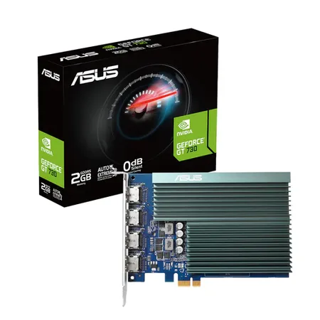 ASUS GeForce GT730 2GB GDDR5 64-Bit Graphics Card 4 HDMI Ports