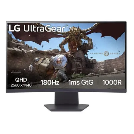 LG ULTRAGEAR 27GS60QC-B 27 INCH CURVED GAMING MONITOR