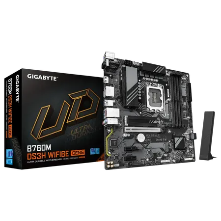 Gigabyte B760M DS3H WIFI6E GEN5 DDR5 Intel LGA1700 Socket Motherboard