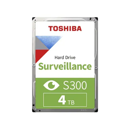Toshiba S300 4TB 3.5 Inch Surveillance Internal Hard Drive with RV Shock Sensors