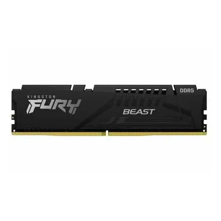 Kingston FURY Beast RGB 32GB (32GBx1) DDR5 5200MHz Black Desktop RAM KF552C40BBA-32