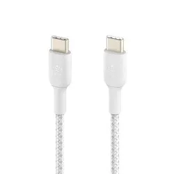 Belkin BOOST CHARGE Braided USB-C to USB-A Cable - 1m - White (CAB002BT2MWH)