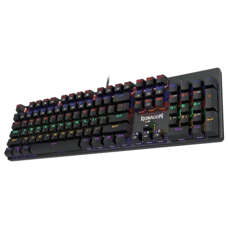 REDRAGON K608 Velheim Full Size Mechanical Wireless Gaming Keyboard ( Black ) ( Clicky Blue Switch )