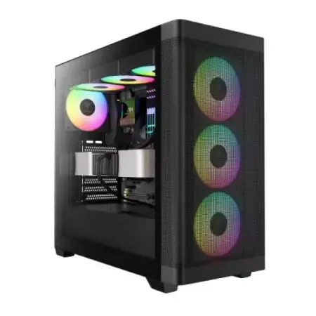 GAMDIAS Athena M3 ARGB EATX Mid Tower Cabinet (Black)