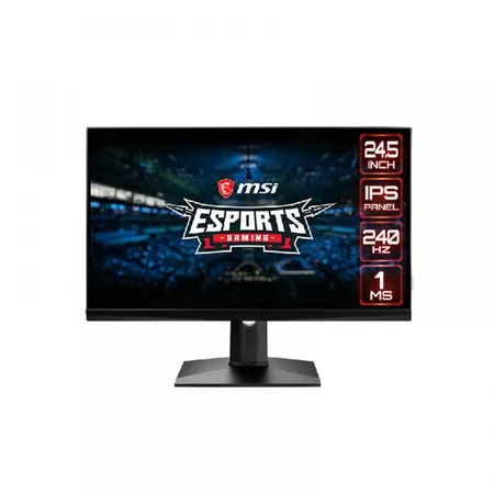 MSI Optix MAG251RX 25 Inch FHD 240Hz IPS Panel 107% SRGB 1ms Nvidia G-Sync Gaming Monitor