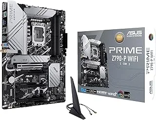 ASUS PRIME Z790 P WIFI CSM Intel LGA 1700 ATX Motherboard for 13th & 12th Gen Processors with PCIe 5.0, 3 M.2 slots, 14+1 Power Stages, DDR5, 2.5 GB Ethernet, WiFi 6, USB 3.2 Gen2 Type-C & Thunderbolt
